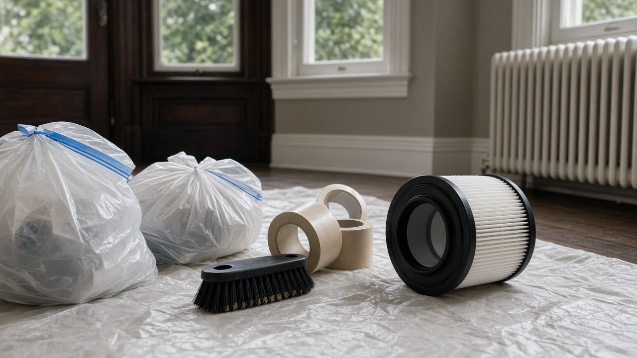 Service-page context: drying or containment equipment detail